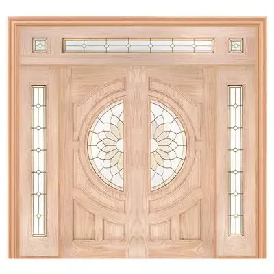 Стильная дверь из сосны с художественным стеклом, 80х200 см - 6 997 Dh LT_ADVGR_ALTPHOTO 1