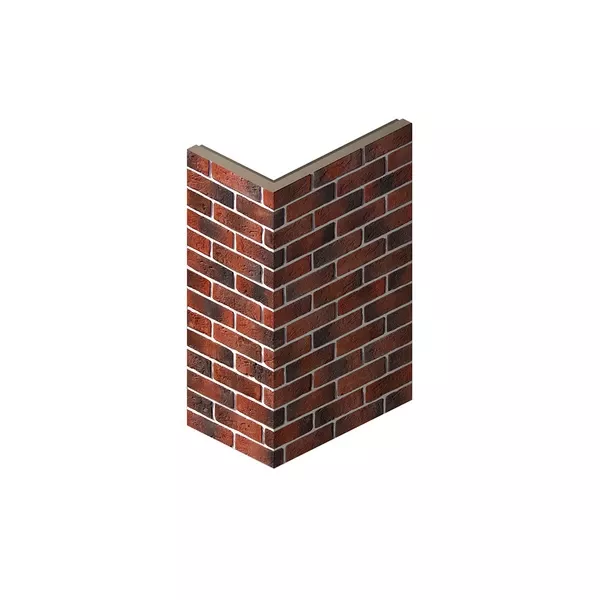 Декоративный камень угловой «Под кирпич», 9-20х6,5х1-1,1 см, красный - 255 Dh LT_ADVGR_ALTPHOTO 1