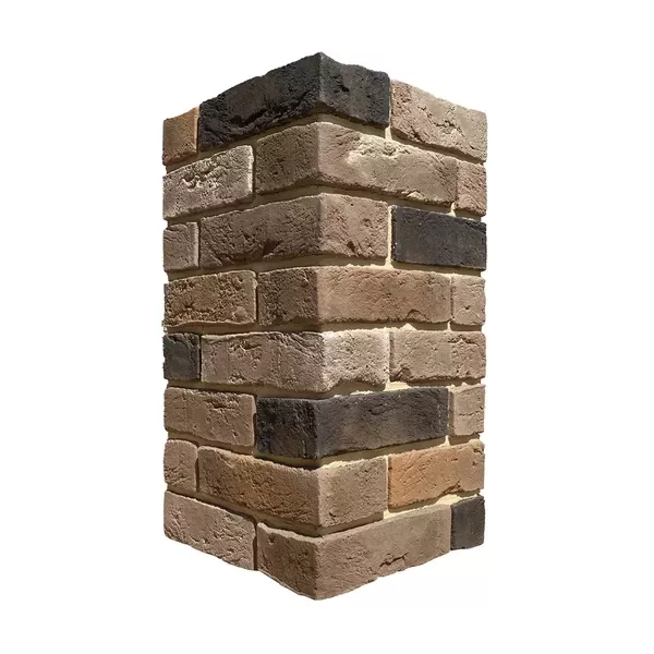 Декоративный камень угловой «Под кирпич», 9-22х6,5х1,2-1,5 см, кофейный - 206 Dh LT_ADVGR_ALTPHOTO 1