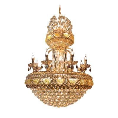 Люстра подвесная из гранёного стекла E27 x24 / E14 x8 - 3 883 Dh LT_ADVGR_ALTPHOTO 1