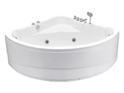 Ванна с гидромассажем, 6 форсунок, белая за 3 534Dh (ID:19)