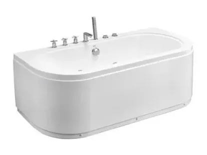 Ванна с гидромассажем и полным оснащением, 10 форсунок, белая за 3 297Dh (ID:20)