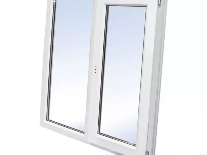 Окно ПВХ двухстворчатое, белое 1200 x 1160 мм за 1 108฿ (ID:71)