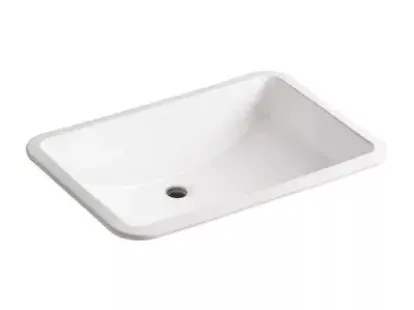 Прямоугольная керамическая раковина для встраивания в столешницу за 532Dh (ID:105)