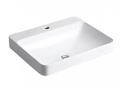 Прямоугольная накладная керамическая раковина за 1 146Dh (ID:107)