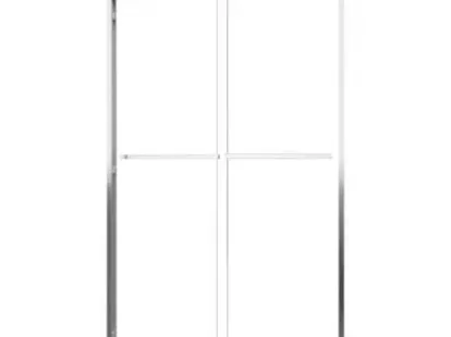 Раздвижная душевая перегородка 120 x 190 см с безопасным стеклом 10 мм за 2 204Dh (ID:116)