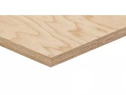 Трудногорючая фанера ФСФ 15 мм 1525х1525 мм, шлифованная, береза, сорт 2/4 за 305Dh (ID:124)