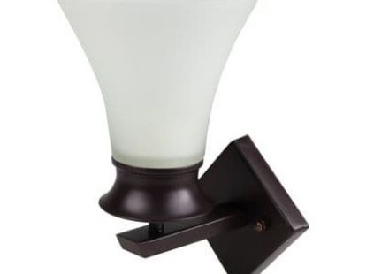 Настенный светильник из стекла E27 x1, 1 метр за 62Dh (ID:150)