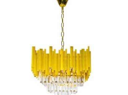 Люстра подвесная кристальная E27 x6 за 475Dh (ID:154)