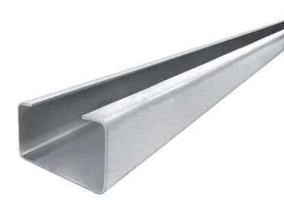 Оцинкованный C-образный профиль 1.6 мм, размер 75x45x15 мм, длина 6 метров за 45Dh (ID:166)